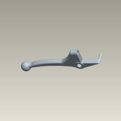 LEVER R STRG. HANDLE - Passion Pro | Glamour | Splendor+ | Super Splendor - 53175KCC840S