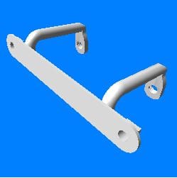 BRACKET COMPLETE FRONT NUMBER PLATE - Glamour - 64311KTRA20S