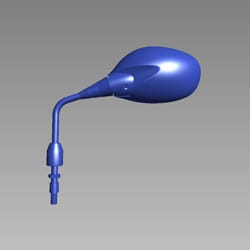 MIRROR ASSEMBLY LEFT BACK(PB-374M) - Passion Pro | Passion Xpro - 88120AACH41ZDS