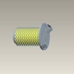 Air Filter Holder Steel - Splendor+ | Passion Pro | Glamour | Super Splendor | HF Deluxe | HF Dawn | Splendor Pro | Splendor NXG - 17212KTC900S