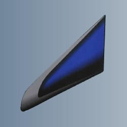 STRIPE LEFT FRONT VISOR(TYPE-1) - Splendor+ - 83409AAEC00VS