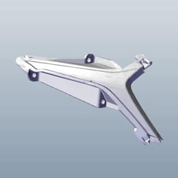 FR HANDLE COVER CHROME RH - Destini 125 - 53208ABS300S
