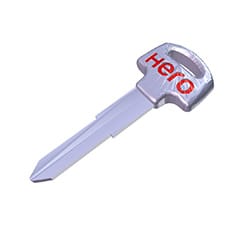 Hero Genuine Key Blank No 1 for Splendor Plus | Precise OEM Fit | Durable Construction | Reliable Ignition Compatibility | Secure Performance | Easy Key Cutting - 35121AAEH00S