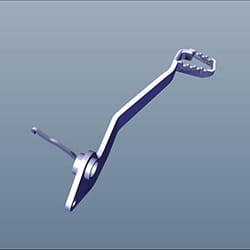 PEDAL BRAKE - Xpulse 200 - 46500ABWL00S