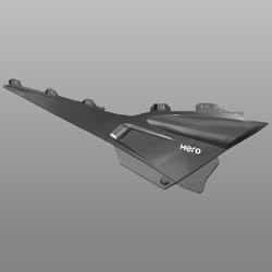 R BODY WORK SIDE PANEL - Xtreme 160 - 83500AAB1000S