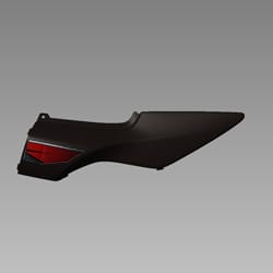 R A SIDE COVER(BLACK NH-1) - Karizma - 83500KRY860ZAS