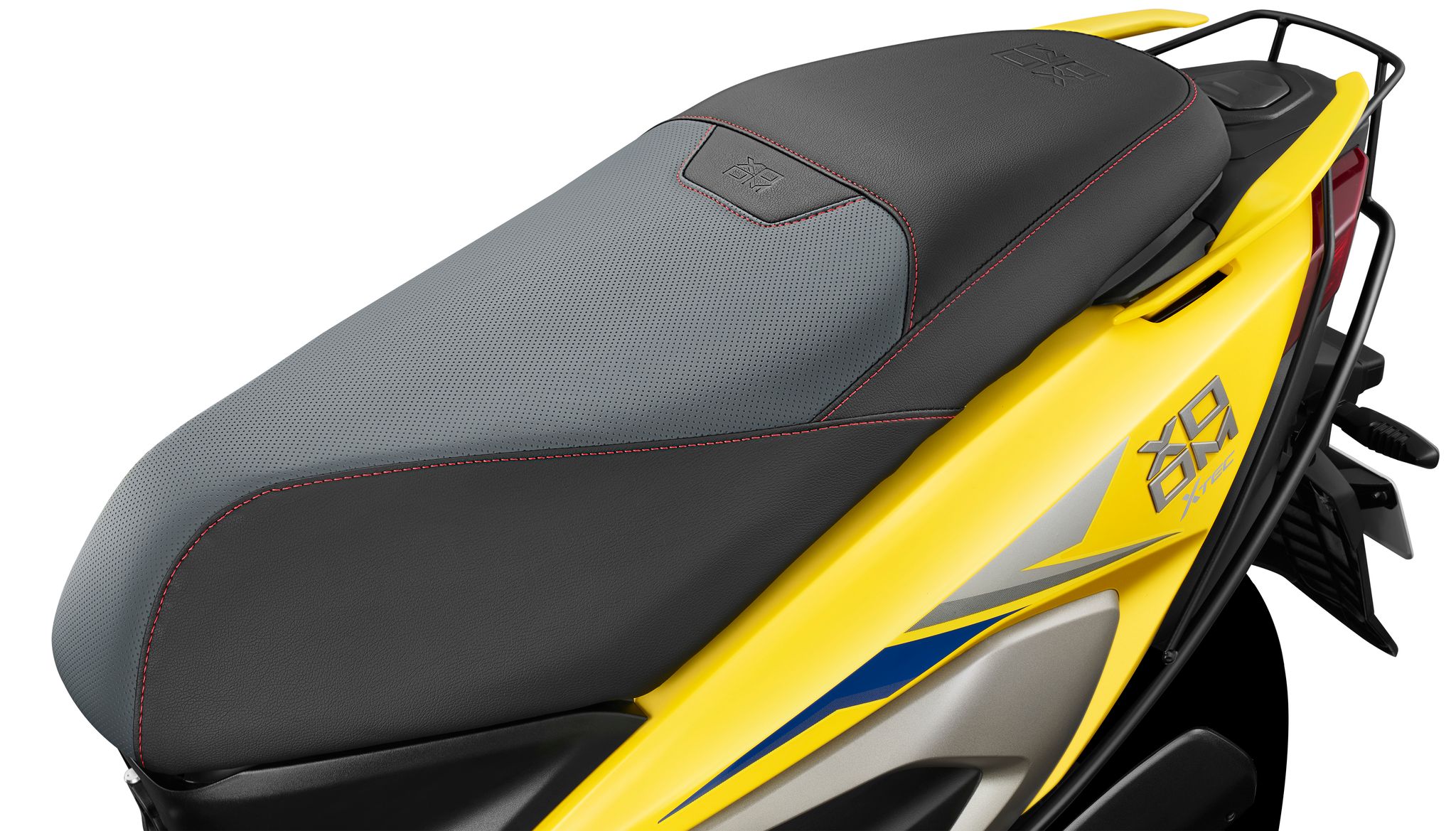 Xoom 125 Seat Cover Black - Red Stitch