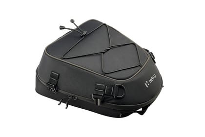 Hero Tail Bag for Xtreme 250R  with 2 Bungee Straps, 15L Capacity, Water-Resistant,  Black