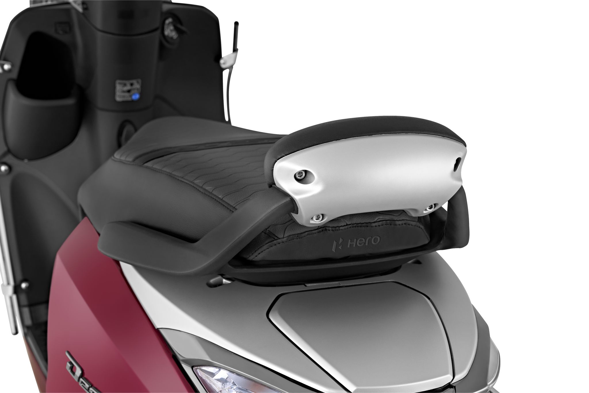 Backrest For Rear Handel Grip for Destini 125, Black