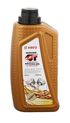 Hero 4T Plus Engine Oil 10W30 | Advanced Engine Protection | Improved Fuel Efficiency | Smooth Engine Performance | Thermal Stability | Long Engine Life - B2S2ML800