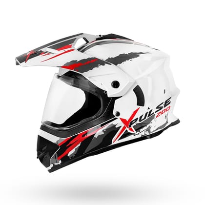 Helmet Xpulse Motocross White