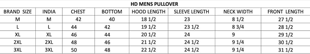 Size Guide