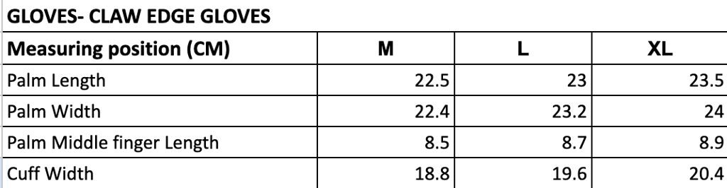 Size Guide
