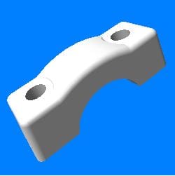 HOLDER A1 HANDLE PIPE - HF 100 | HF Deluxe | Splendor+ | HF Dawn | Achiever | Super Splendor | Splendor NXG | Glamour - 9501421101S