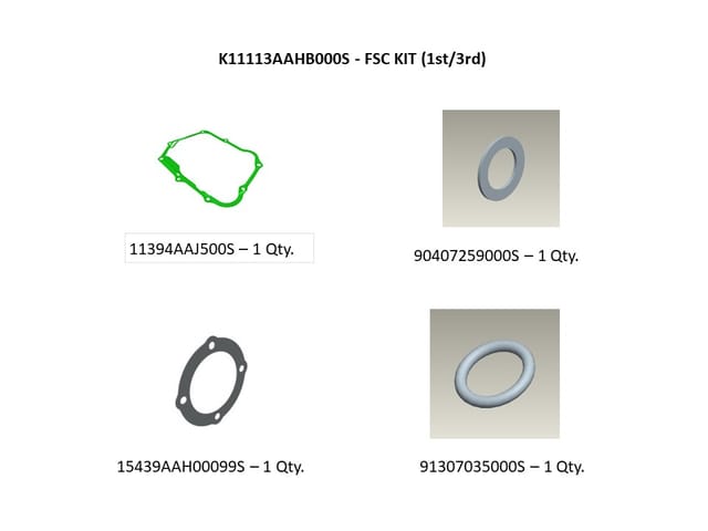 Scheduled Maintenance KIT-100CC (1st/3rd) - K11113AAHB000S (Every