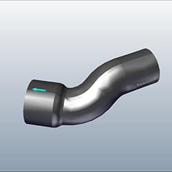 HOSE JOINT, WATER HOSE TO RADIATOR - FF SPORTS 250 LC| HUNK 250 LATAM| XTREME 250 NEPAL BANGLADESH| XTREME 250R - 19234ACW000S