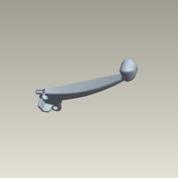 LEVER L HANDLE - Pleasure - 53178KTP900S