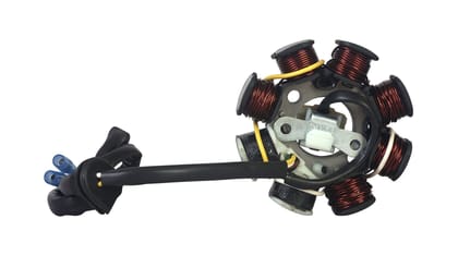 Hero Genuine Stator Coil Plate Assembly for Pleasure & Pleasure SPL Edition | Optimum Power Output | Long-Lasting Durability | OEM Fit | Reliable Performance | Easy Installation - 31120KTP890S