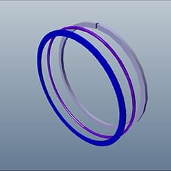 RING SET PISTON - Destini 125 | Maestro Edge - 13011ABS301S