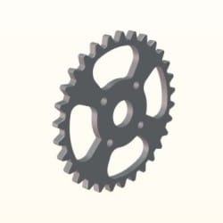SPROCKET FINAL DRIVEN 40T - Xtreme 160 | Karizma - 41201AAR000S
