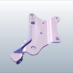 HOLDER RIGHT RIDER STEP - Xpulse 200 - 50600ABWL00S