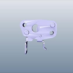 BRACKET D LOCK SEAT COMP - FF SPORTS 250 LC| HUNK 250 LATAM| XTREME 250 NEPAL BANGLADESH| XTREME 250R - ACWAB0A006000GS