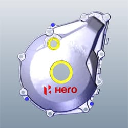 COVER LEFT CRANKCASE - Xpulse 200 | Xtreme 200 | Xpulse 200T - 11341ABW800S