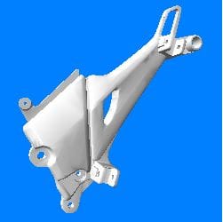 HOLDER LEFT STEP - Karizma - 50640KRY860S