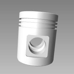 PISTON( O/S 0.25) - Passion Pro | Splendor+ | Splendor Pro | HF Deluxe | HF Dawn | Splendor NXG - 13102KCC315S
