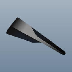 STRIPE RIGHT FRONT VISOR(TYPE-2) - HF Deluxe - 86406ACK410SS