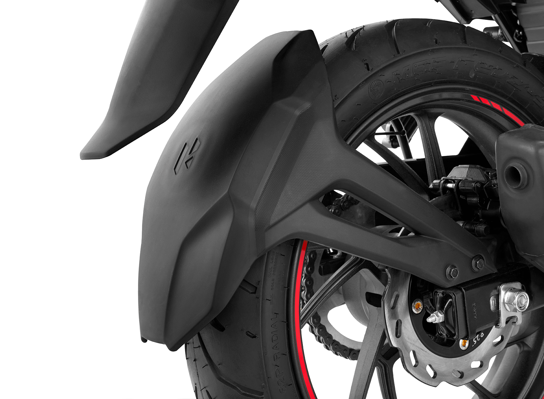 Rear Hugger Kit with Durable Material and Easy Fit Design for Hero Xtreme 160R