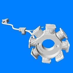 Stator Coil Plate Assembly - Glamour - 31120KTR941S