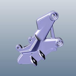 HOLDER RIGHT STEP - Xtreme 125 - 50600ACL000S