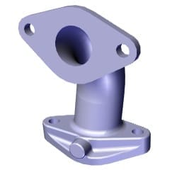 PIPE INLET - Splendor+ | Passion Pro | HF Deluxe | HF Dawn | Splendor Pro - 17110AAF100S