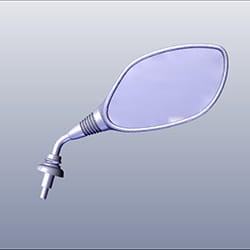 MIRROR ASSY. R. BACK (MET. NEXUS BLUE BL - Destini 125 - 88110ABS000YS