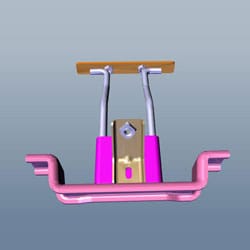 STAY FRONT NUMBER PLATE - Passion Pro - 64315AACK00S