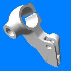 BRACKET RIGHT HANDLE LEVER - HF 100 | HF Deluxe | Splendor+ | Glamour | Passion Pro | Super Splendor | Passion Xpro | HF Dawn | Splendor Pro - 53173KTRA20S