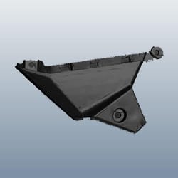 SIDE COVER LOWER LEFT - Xtreme 125 - 83597ACL000S