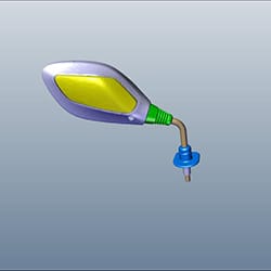 MIRROR ASSEMBLY RIGHT SIDE NH-341P