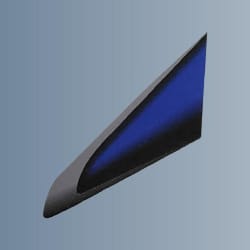 STRIPE LEFT FRONT VISOR(TYPE-4) - Splendor+ - 83409AAEC00YS