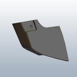 FRONT COWL LOWER LEFT BL(BR)-022C(G) - Xtreme 125 - 61329ACL000CS