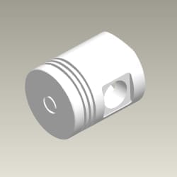 PISTON O/S(0.25) - HF Dawn | HF Deluxe | Splendor NXG - 13102GN5325LS