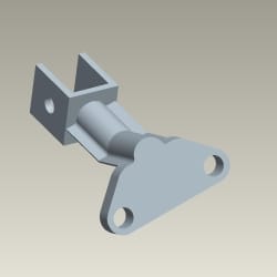 BRACKET COMPLETE RIGHT PILLION STEP - Splendor+ | Passion Pro | HF Deluxe | Passion Xpro | HF Dawn | Splendor Pro | Splendor NXG - 50160KCC900S