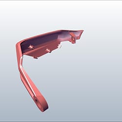 HAND GUARD RIGHT - Xpulse 200 - 53181ABWL00S