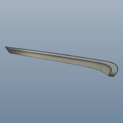 STRIPE RIGHT SIDE COWL(TYPE-3) - Splendor+ - 87131AAEC00XS