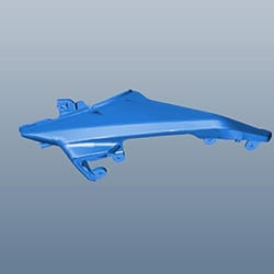 SHROUD GARNISH RIGHT BL(BR)-022C(G) - Xtreme 125 - 83547ACL000CS