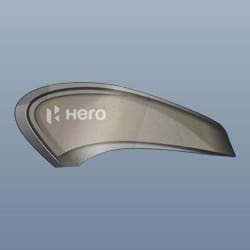 STRIPE LEFT FUEL TANK(TYPE-3) - Splendor+ - 17596AAEC00XS