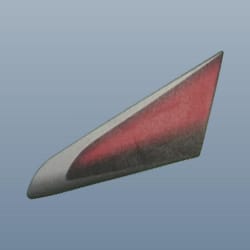 STRIPE LEFT FRONT VISOR(TYPE-2) - Splendor+ - 83409AAEC00WS