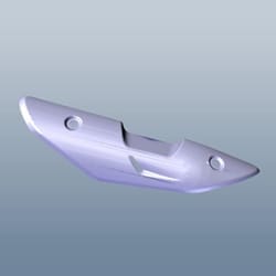 COVER MUFFLER - Super Splendor - 18355AAGA02S