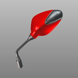 MIRROR ASSEMBLY LEFT BACK(R-321) - Splendor+ | Passion Xpro - 88120ABA000TS